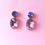 Thumbnail: Lilac Crystal Stud Earrings
