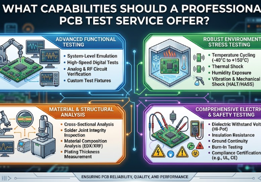 What Capabilities Should a Professional PCB Test Service Offer?
