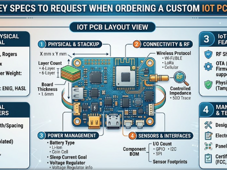 Key Specs to Request When Ordering a Custom IoT PCB