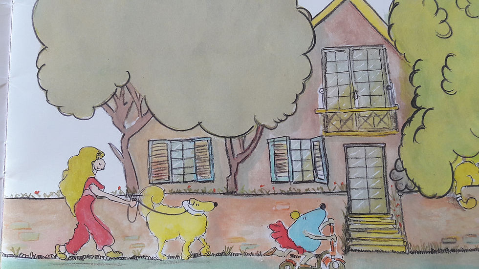 Ilustração do livro "Super amigas"