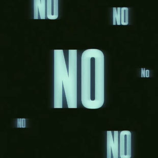 Bild Zeigt KB NO GOS! Text: NO NO NONO
