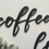 Miniaturbild: Coffee Lover -  Schriftzug als 3D Wandtattoo zum Aufhängen, Nahaufnahme