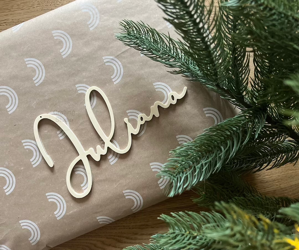 Geschenkanhänger aus Holz {Personalisiert}, Titelbild