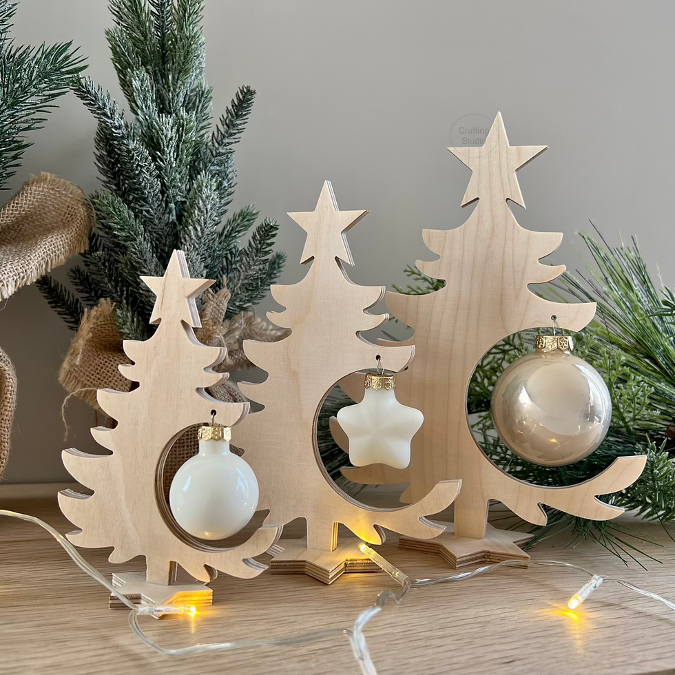 {Kleiner Zauberwald} Kugelbaum 3er Set, Titelbild