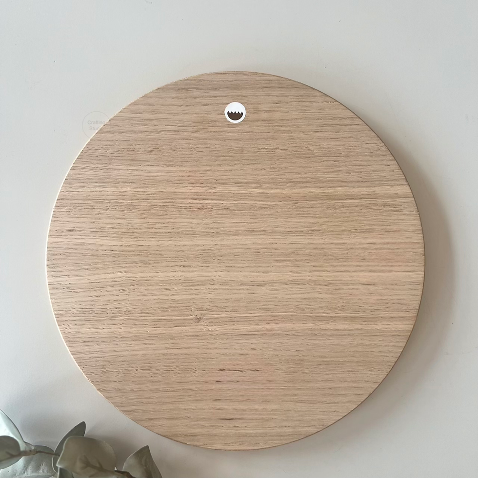 Miniaturbild: Rundes Ferienhaus Schild - aus Holz, Rückseite