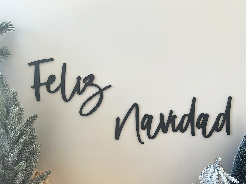 Miniaturbild: {Frohe Weihnachten} Wandspruch, Nahaufnahme