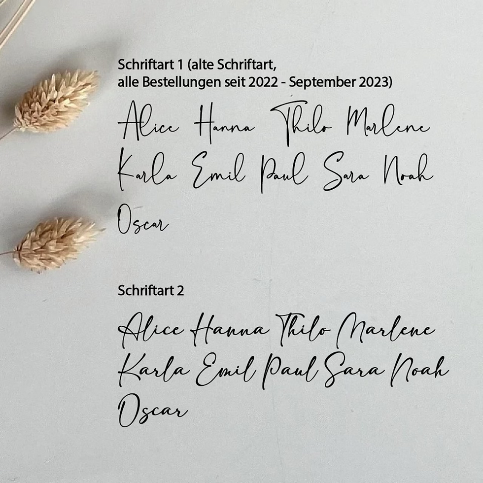 Miniaturbild: Namensschild Kinderzimmertür {Initial} aus Holz, Schriftauswahl
