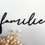 Miniaturbild: Wandtattoo {familie} Schriftzug in 3D, Vorderansicht