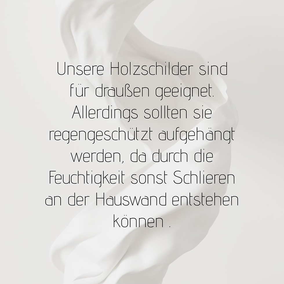 Willkommensschild {Willkommen Zuhause} aus Holz | für DRAUßEN, Hinweis