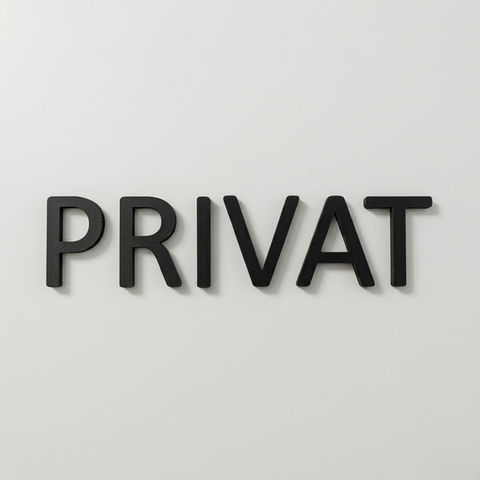 Physiotherapie Meling Wandschriftzug aus HDF