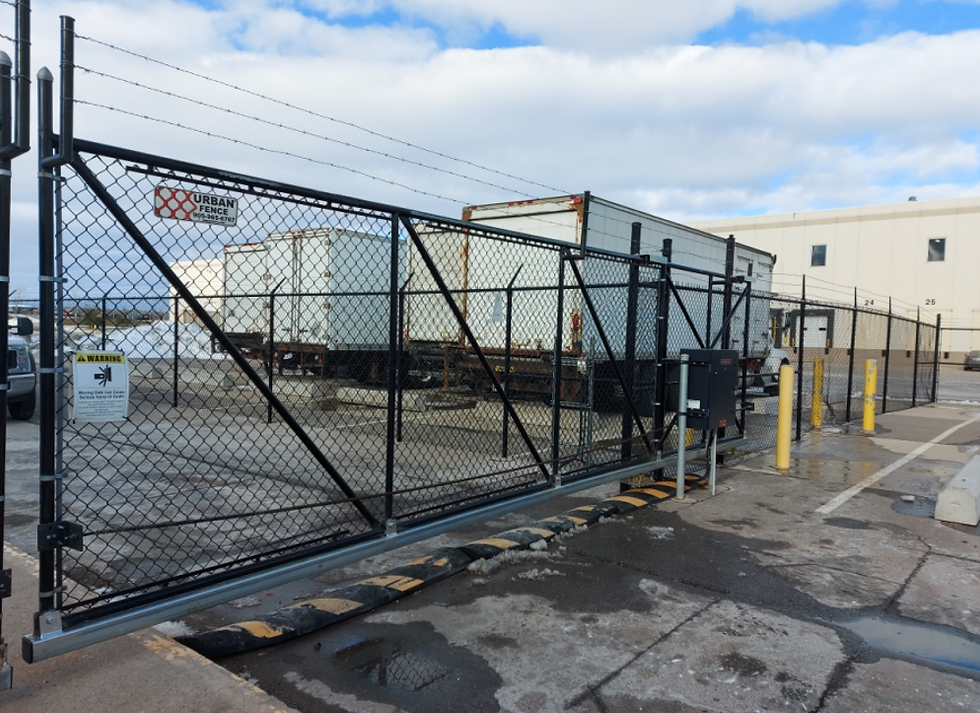 Gate of an industrial building
