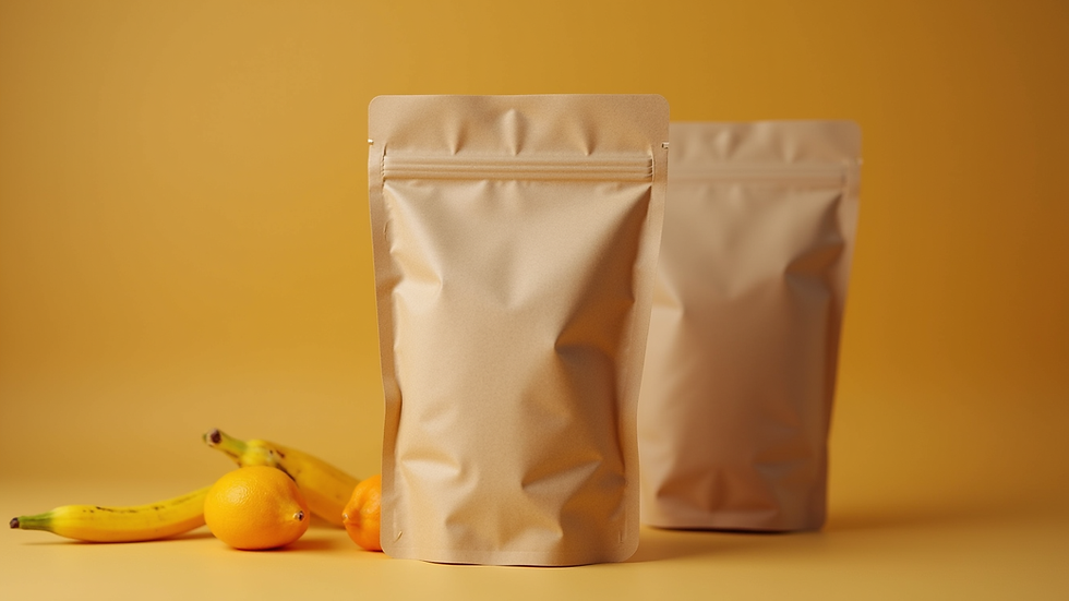 Customized Solutions with Branded Kraft Pouches