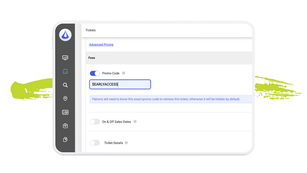 Group ticket discounts and family packs, Complimentary (Comp) ticket tracking and management