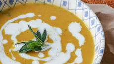 Pumpkin & Lentil Soup