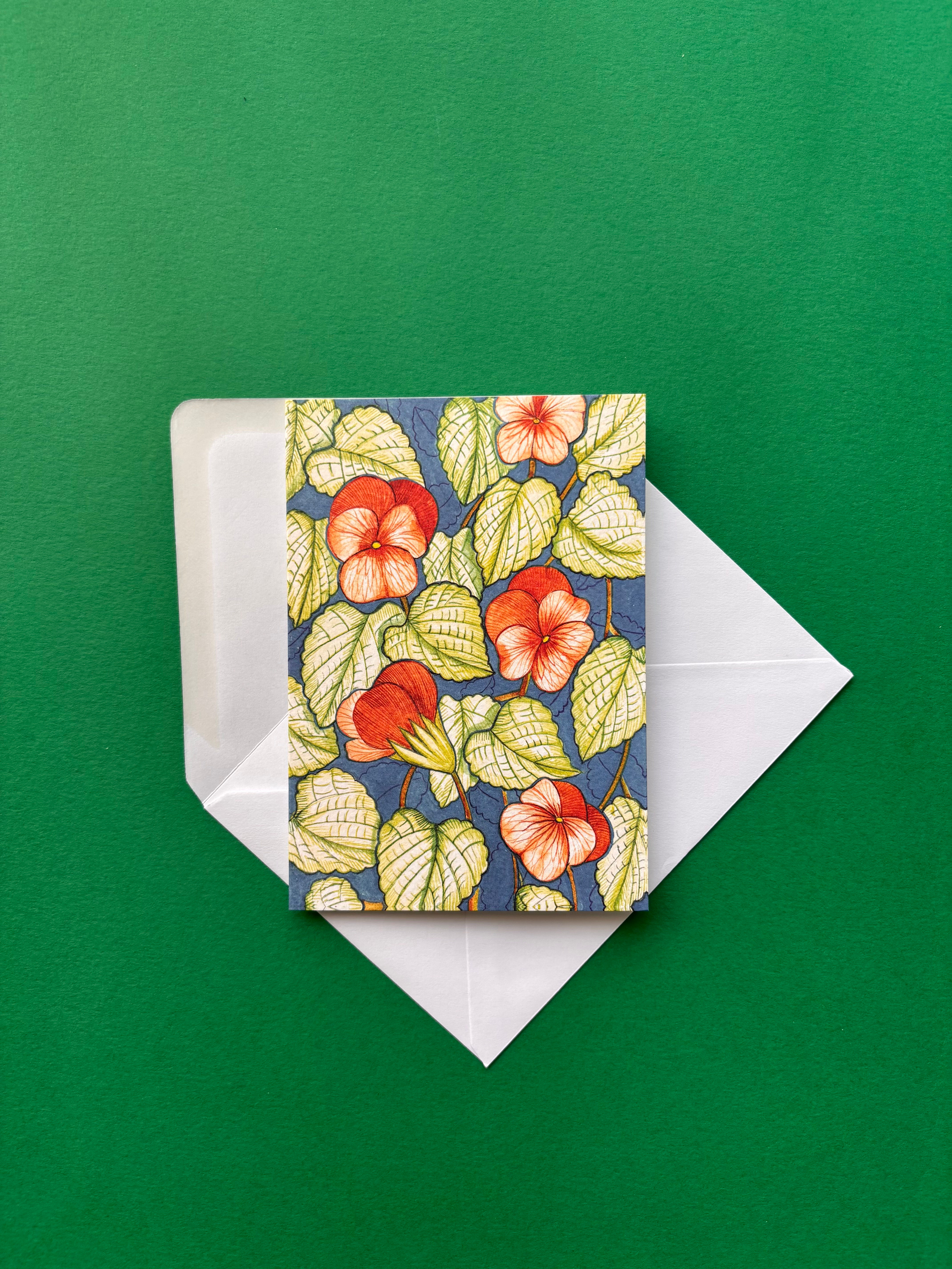 Blank Card-Pansy