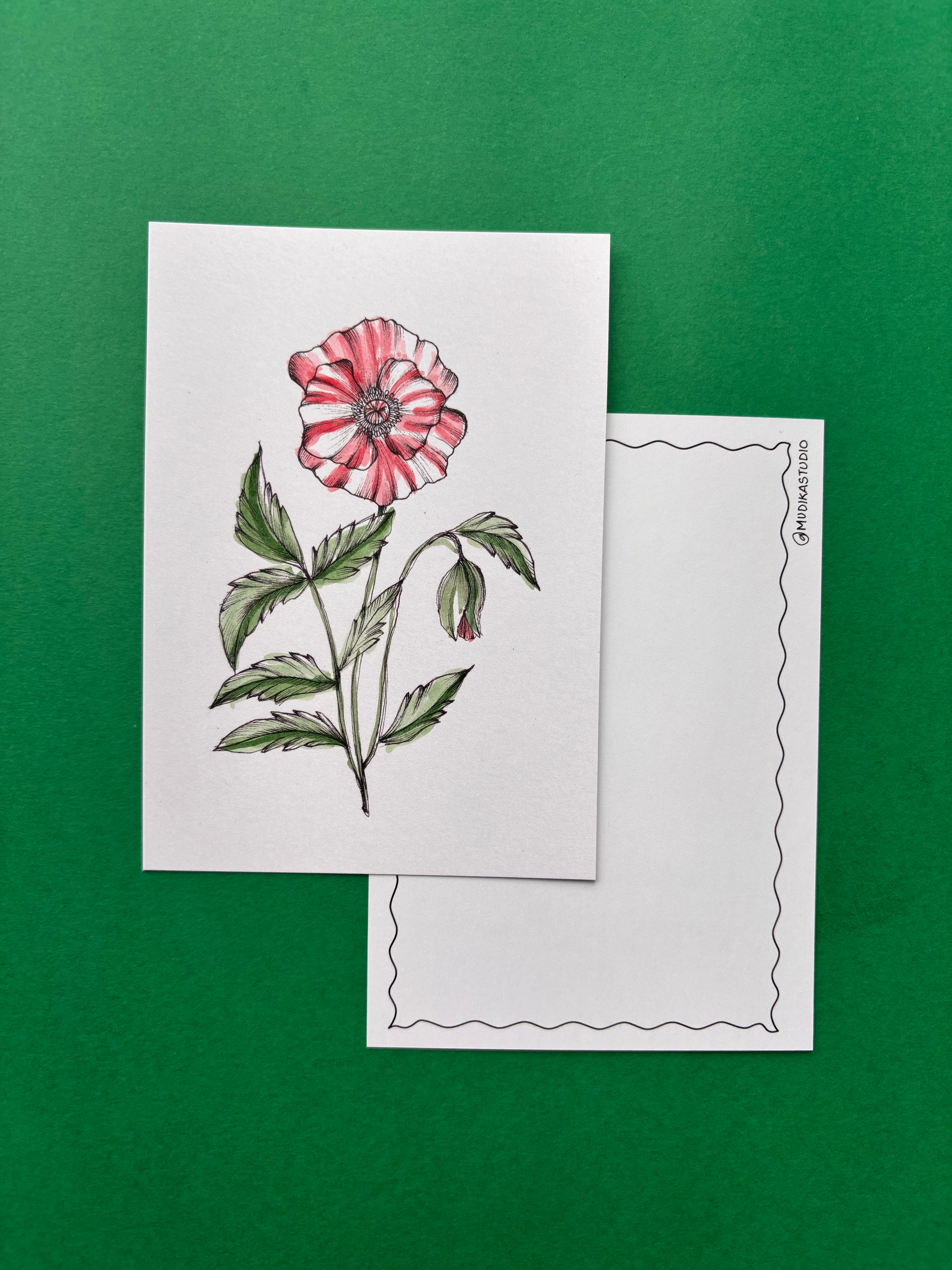 Poppy Note Card (Set of 5)