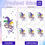 Thumbnail: 100 Packs Mardi Gras Party Decorations Napkins Happy Mardi Gras Disposable Pape