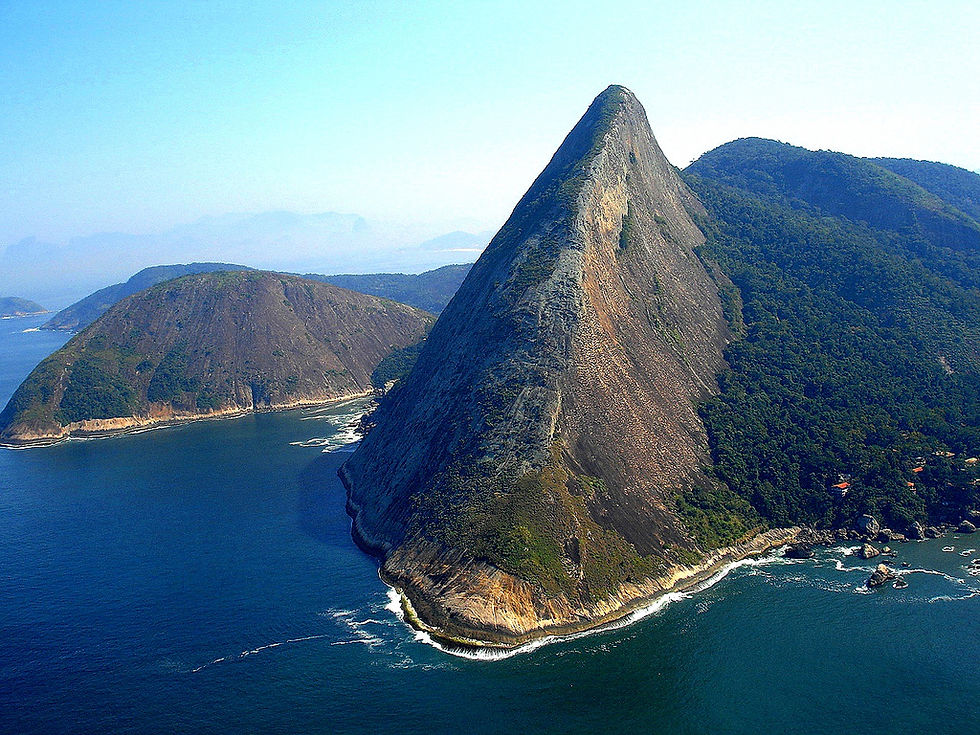 Do lado direito maricá, do lado esquerdo Niterói