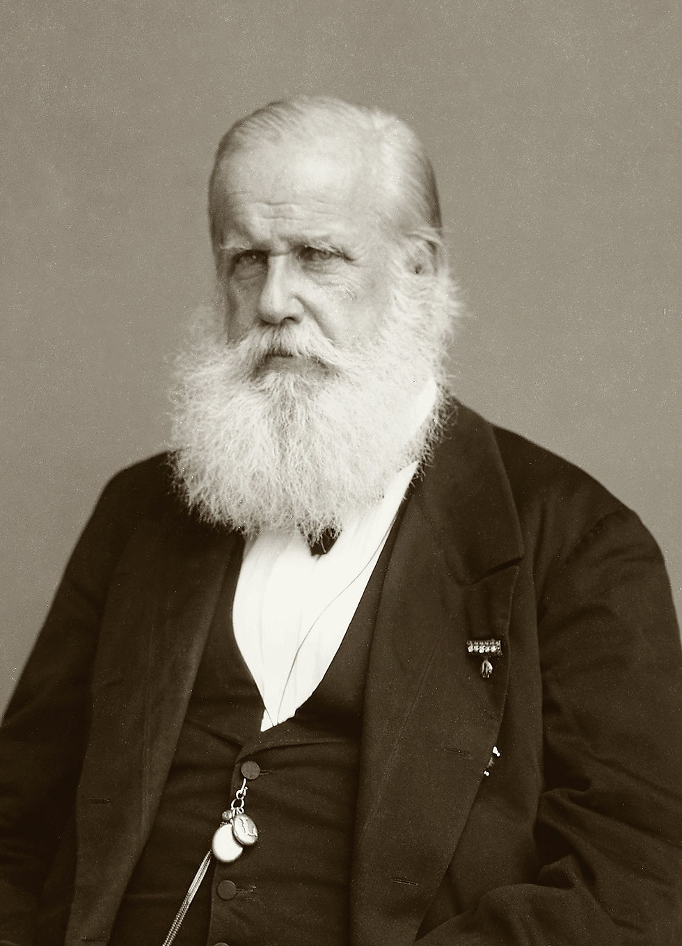 Dom Pedro II já na velhice, próximo ao fim do Império Brasileiro