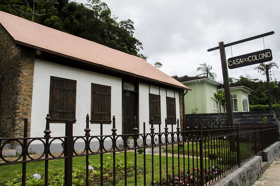 Museu da Casa do Colono, casa típica construída e habitada pelos colonos alemães na chegada ao Brasil