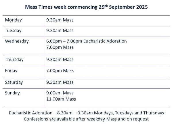Mass times 28th September 2025.jpg