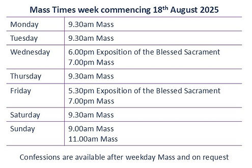 Mass times 18th August 2025.jpg