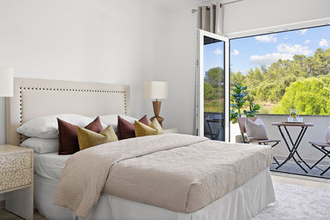 Before transformation: Exterior/interior view of a property in Cascais showing original design and layout prior to Riviera & Co’s luxury renovation