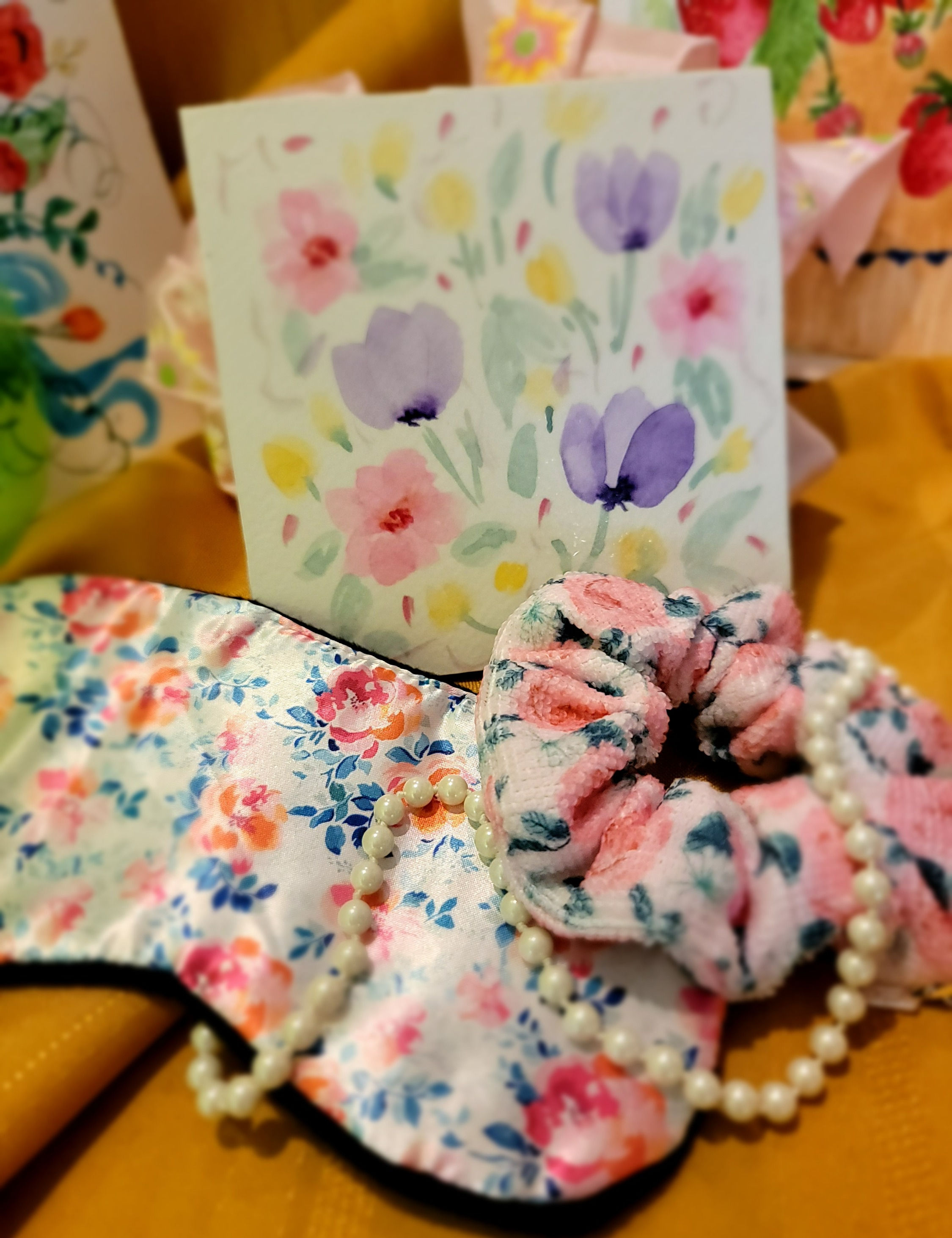 Delicate violets & forget me nots