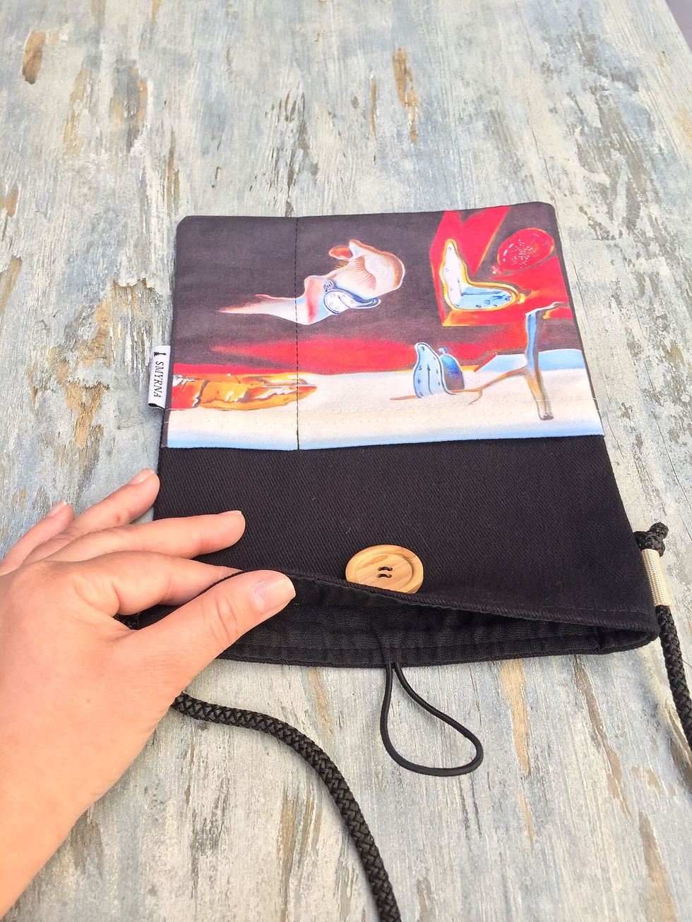 Küçük resim: Kitap Kılıfı - Kitap Çantası ( Book Sleeve ) , Belleğin Azmi, Salvador Dali