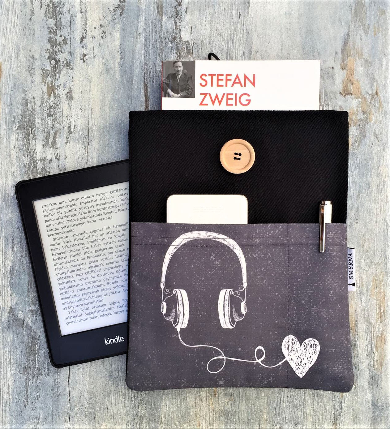 Kitap Kılıfı - Kitap Çantası ( Book Sleeve ) , Müzik