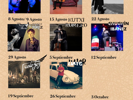 Txema Benítez y Santy Pérez en el ZuriainTenaRock de Navarra.