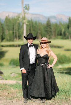 Montana wedding in Seeley Lake featuring a luxury weekend celebration with Camp Santana, a western welcome party, and an elegant lakeside ceremony with 200 guests.