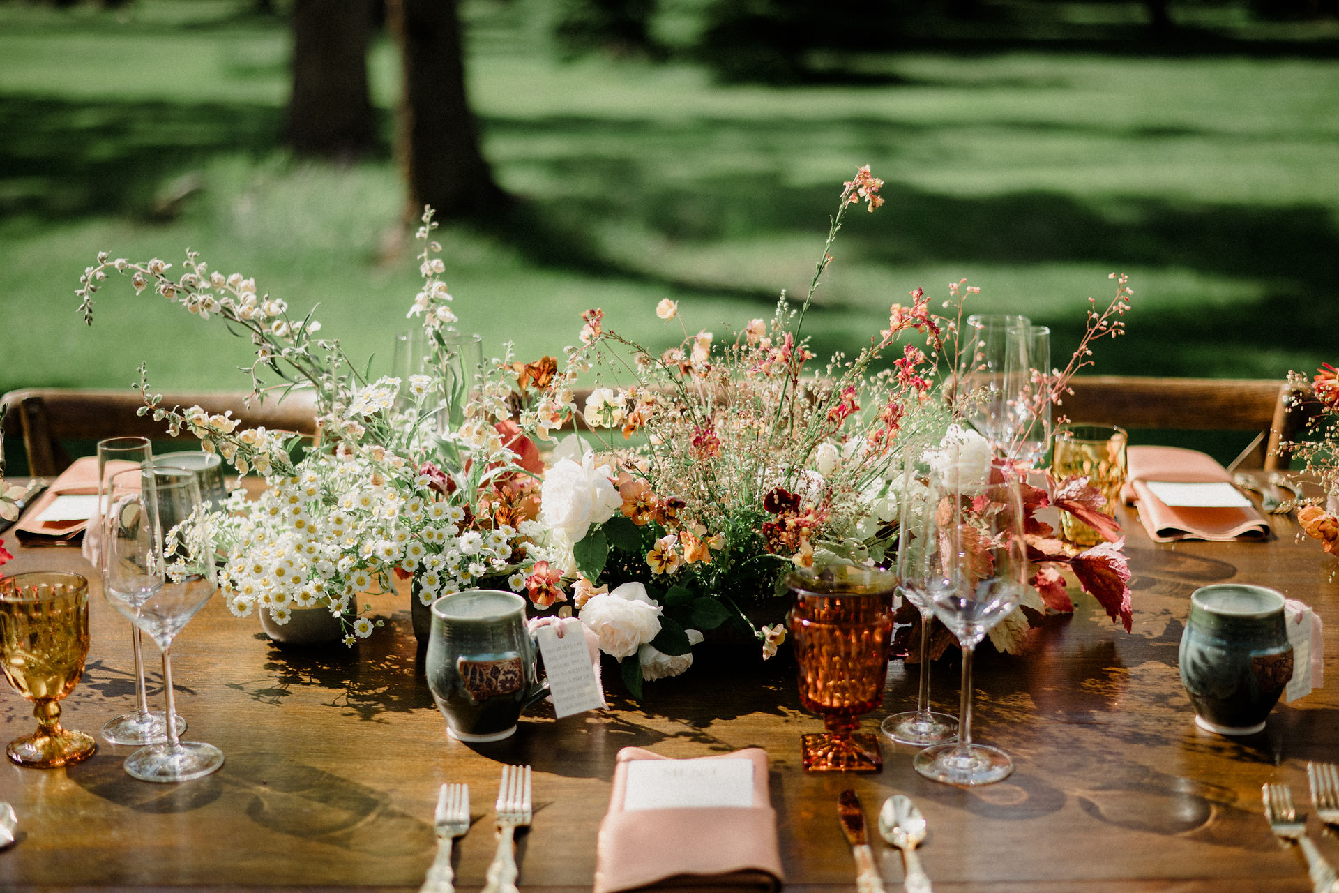 Dreaming of a Montana destination wedding? Get inspired by this celebration with mountain views, local pottery, tomahawk steaks, and Glacier Park adventure!