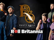 Roll Britannia Crew and the Rusty Quill Logo