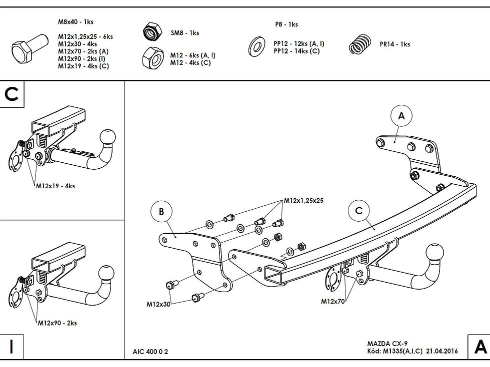 Miniatiūra: MAZDA CX-9 SUV 2006-2016