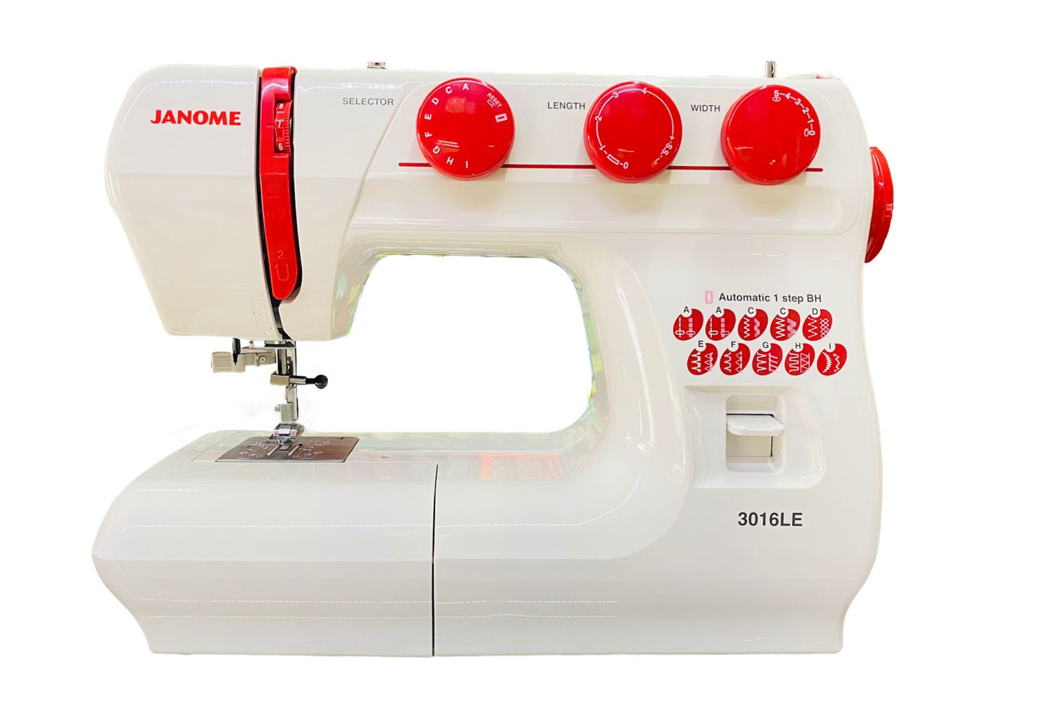 Máquina familiar zigzag JANOME 3016LE