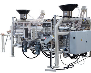 Custom-built Dan-List Classic BASP series dowel drilling machine with touchscreen control, designed for flexible and automated wood production tailored to customer requirements.