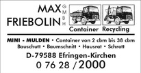 Logo Max Friebolin GmbH 