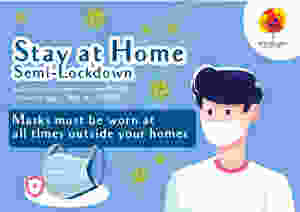 Stay at Home Semi-Lockdown Latest Announcement from MoHS, effective 6pm, 18th April 2020. Masks must be worn at all times outside your homes