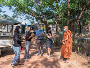 Step-in Step-up donates face masks to villagers to fight against COVID-19