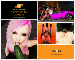 Cacthed by Zombie with Agathe