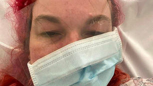 'IT WAS LIKE I'D SWALLOWED GLASS': MOTHER, 46, BATTLING CORONAVIRUS