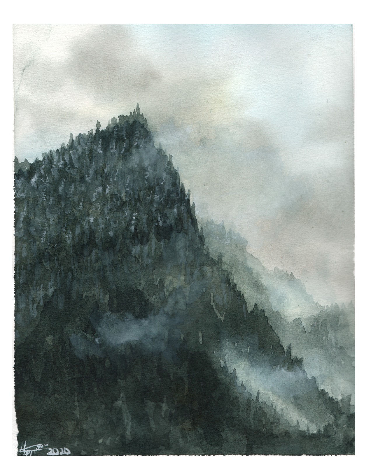 Beginning of Winter - Greeting Card