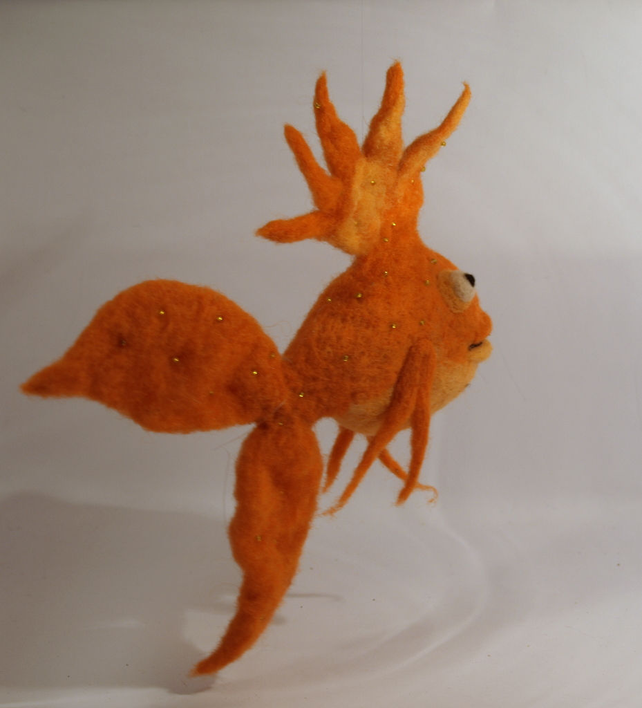 Thumbnail: Sunny Scented Needle Felted Fish