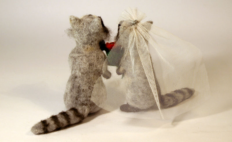 Thumbnail: Needle felted raccoon
