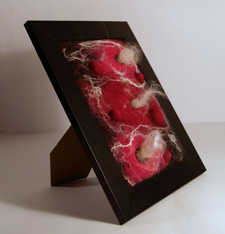 Thumbnail: Nebula, Felted art picture