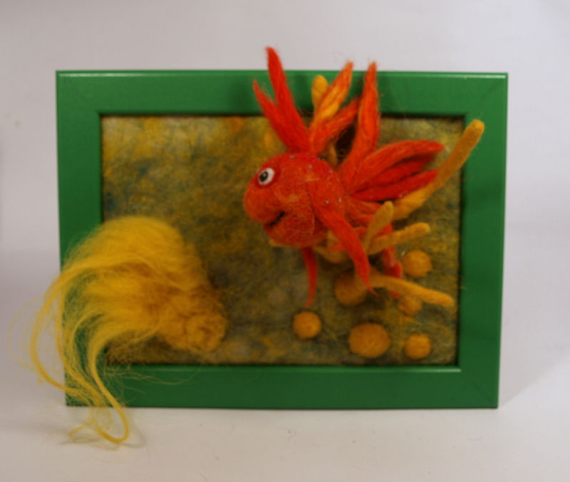 Thumbnail: Framed Marigold fish