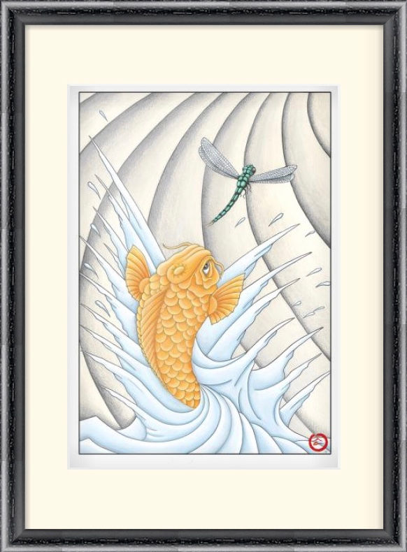 Thumbnail: Koi and Dragonfly