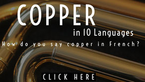 Copper in 10 Languages