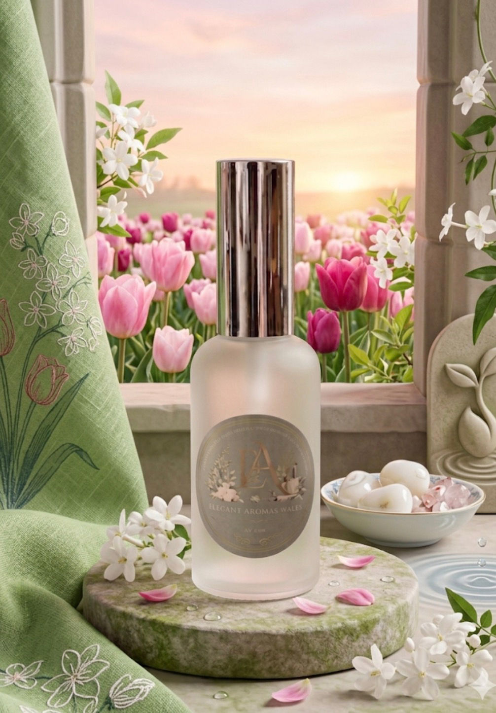 Lenora Pink Tulips & White Jasmine 50ml Room Spray 